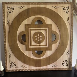 Yantra Shambala- Lemn masiv de tei 930x930